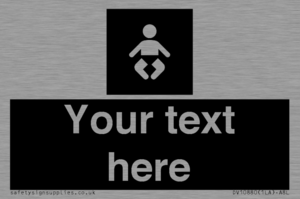 Custom information: black panel baby change